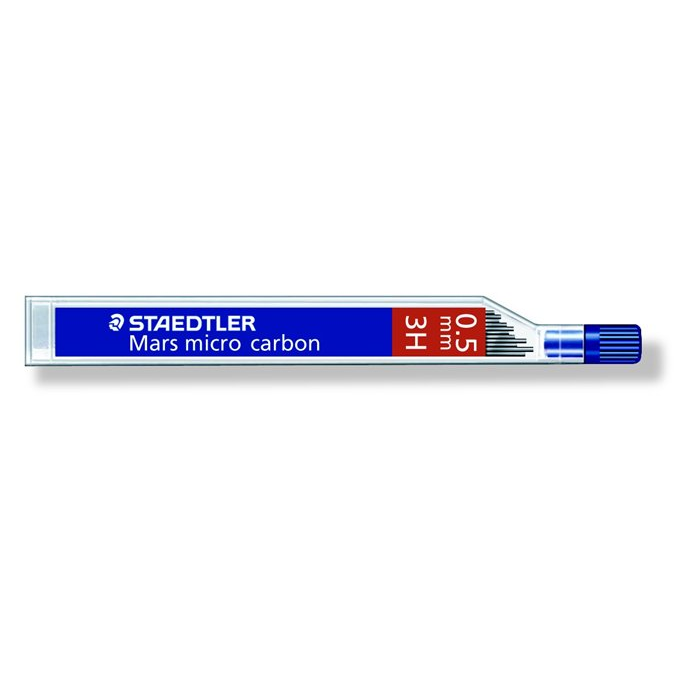 Staedtler Mars Micro Grafitbél 12 szál - 0.5mm / 3H (250 05-3H)