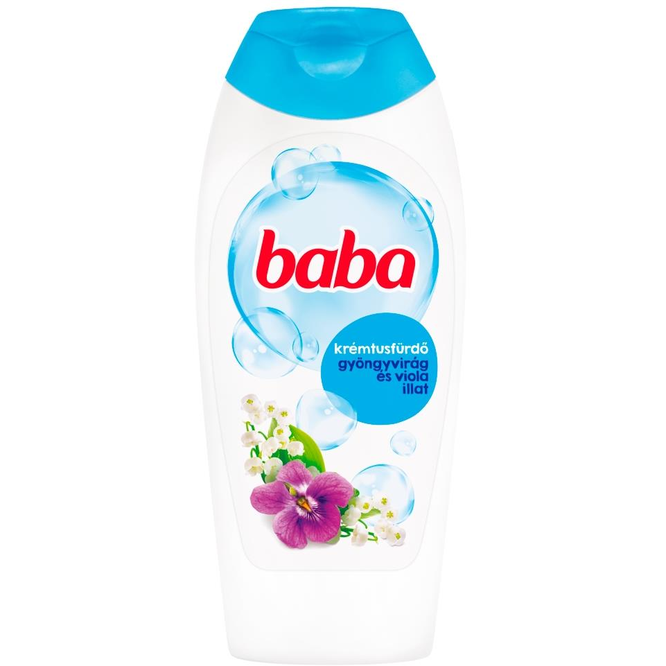 Baba gyöngyvirág & viola tusfürdő 400 ml (8712561399234)