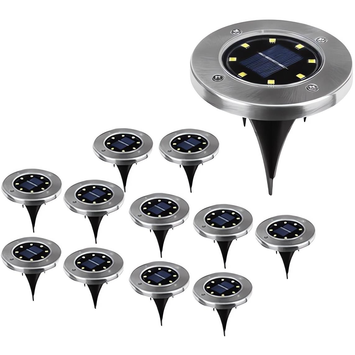 Gardlov 24001 Garden solar LED light, cold white, IP65, 2 V 100 mA, 12 pcs (00024001)