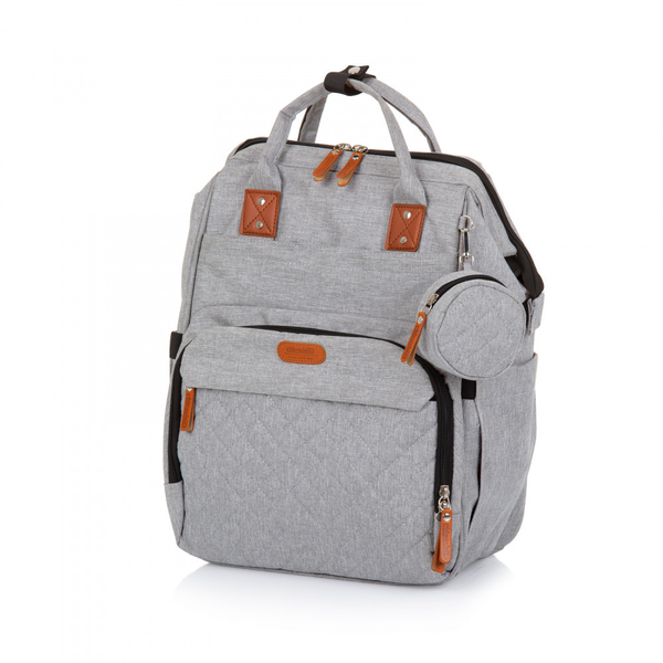 CHIPOLINO pelenkázó táska/hátizsák - Ash grey