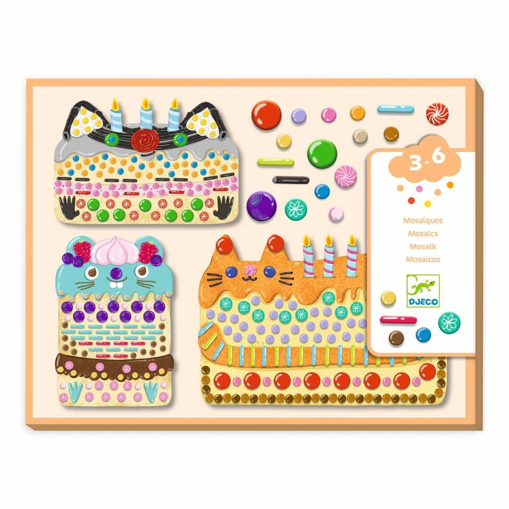 DJECO alkotókészlet Cakes mozaik (3070900000759)