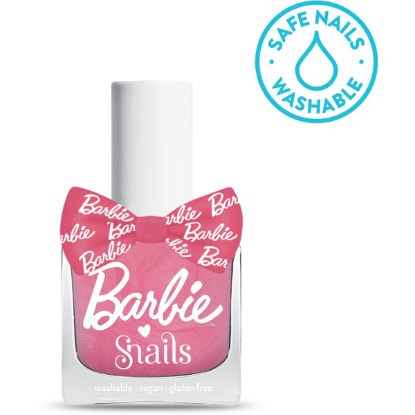Snails Snails, Zmywalny Lakier do paznokci dla dzieci Barbie, Hello World, 10,5 ml