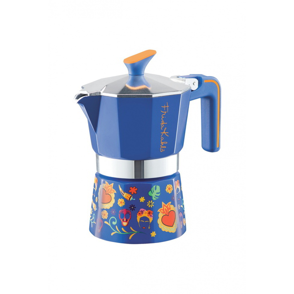 Pedrini 1TZ Frida Kahlo 1 személyes Kotyogós kávéfőző - Kék