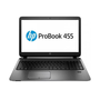 Laptop HP ProBook 455 G2 A6 PRO-7050B | 8GB DDR3 | 500GB HDD 2,5" | DVD-ROM | 15,6" | 1920 x 1080 (Full HD) | NumPad | Webcam, HD | Radeon R4 | Win 10 Pro | HDMI | Silver | 2014