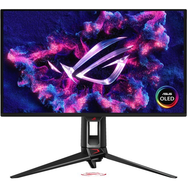 Asus ROG Swift PG27UCDM 26.5" Quantum Dot OLED gaming monitor fekete 240Hz G-Sync / FreeSync Premium Pro (USB-C: 90W)