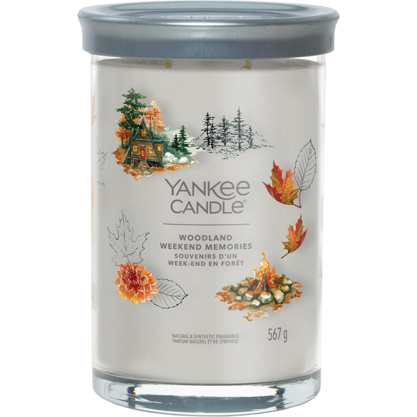 YANKEE GYERTYA Signature Tumbler Woodland Weekend Memories 567g, 2 kanóc