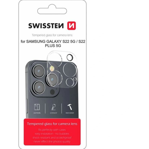 Swissten Samsung Galaxy S22 5G/S22 Plus 5G kamera védő fólia