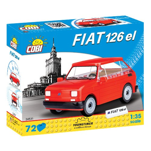 Cobi: Fiat 126p el Autó Műanyag Modell (1:35) (24531)