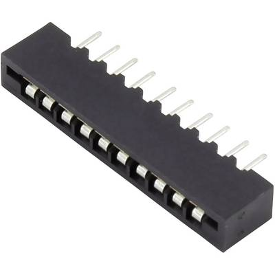 Connfly Hüvelyház panel Pólusok száma 7 Raszterméret: 2.54 mm DS1020-07ST1D 1 db (DS1020-07ST1D)