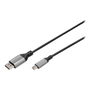 Digitus 8K DisplayPort Adapter Cable, Mini DP to DP 2m Black