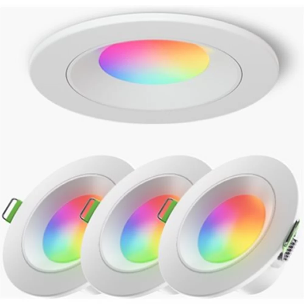 Nanoleaf Essentials Smart Downlight Matter Spot lámpatest (4 db / csomag) (NF080D02-4W3)