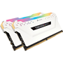 16GB 3200MHz DDR4 RAM Corsair Vengeance RGB CL16 fehér (2x8GB) (CMW16GX4M2C3200C16W)