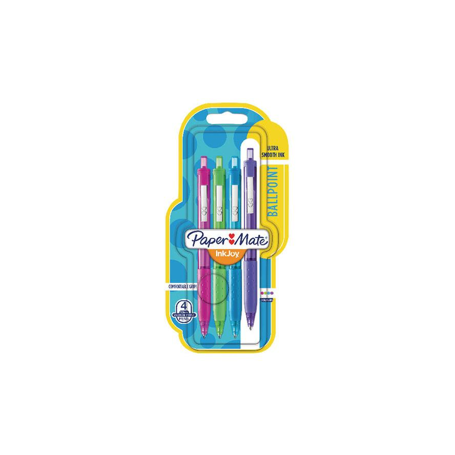 PAPER MATE Kugelschreiber InkJoy 300 RT M 4 Stk. T/HG/P/L (1956570) (1956570)