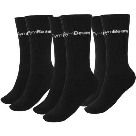 GymBeam 3/4 Zokni, fekete, L, 3Pack