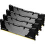 Kingston 128GB / 3600 FURY DDR4 CL18 Quad RAM KIT (4x32GB)