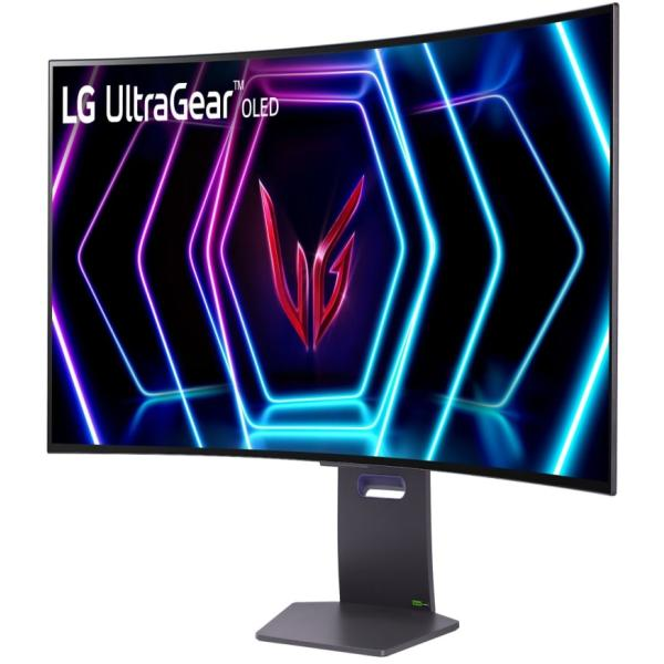 39" LG 39GS95QE-B ívelt gamer monitor