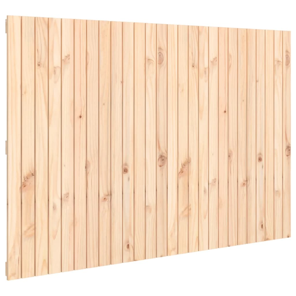 tömör fenyőfa fali fejtámla 166 x 3 x 110 cm (824958)
