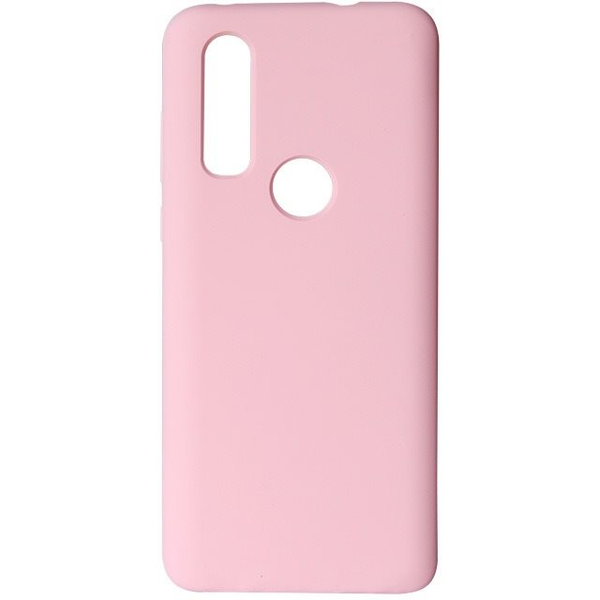 Hishell Premium Liquid Silicone Motorola One Action rózsaszín tok