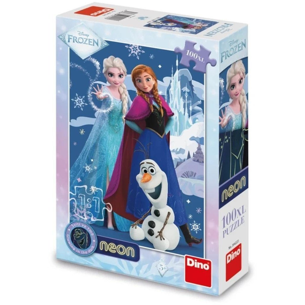 Dino Frozen: The Magical Sisters XL neon