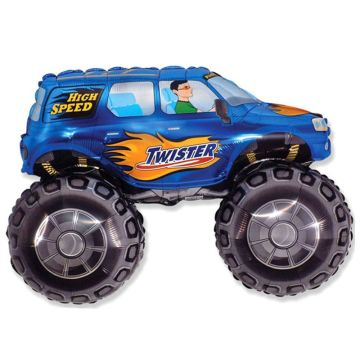 Flexmetal Monster Truck fólia lufi - kék, 68 x 96 cm (901675A)