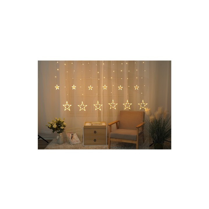 Entac ECCL-138-SS-2X1 Kültéri LED fényfüggöny 5m - Meleg fehér (ECCL-138-SS-2X1)