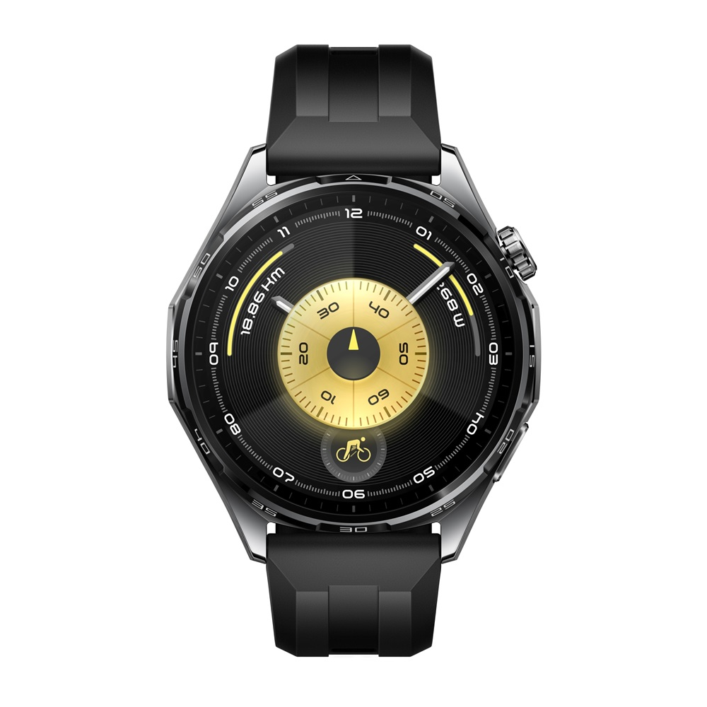Huawei Watch GT6 46mm fekete okosóra AMOLED kijelzővel (55020FTX)
