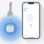 Уред против изгубване Smart Baseus T2 Pro с кабел, Bluetooth, Бял