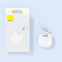 Уред против изгубване Smart Baseus T2 Pro с кабел, Bluetooth, Бял