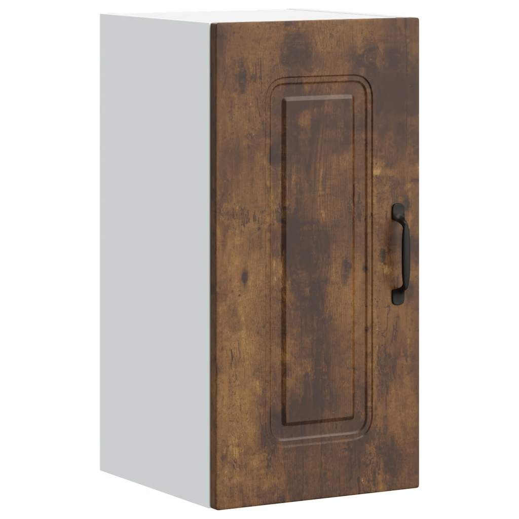 konyhai fali szekrény Kalmar füstölt tölgy fűrészelt fa (853542)