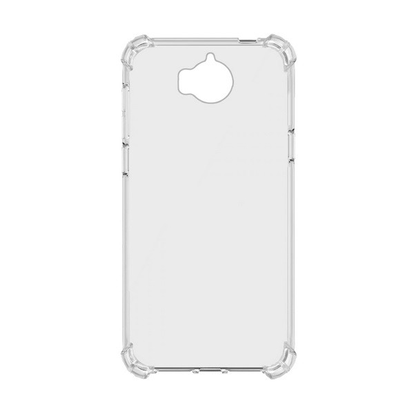 Szilikon telefonvédő (közepesen ütésálló, légpárnás sarok) ÁTLÁTSZÓ [Huawei Y5 (2017)]