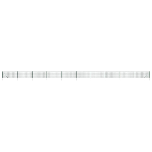 zöld dróthálós kerítés cövekekkel 1x25 m