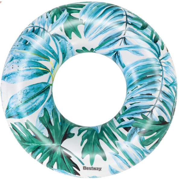 Bestway Úszógumi trópusi pálma mintás - Kék