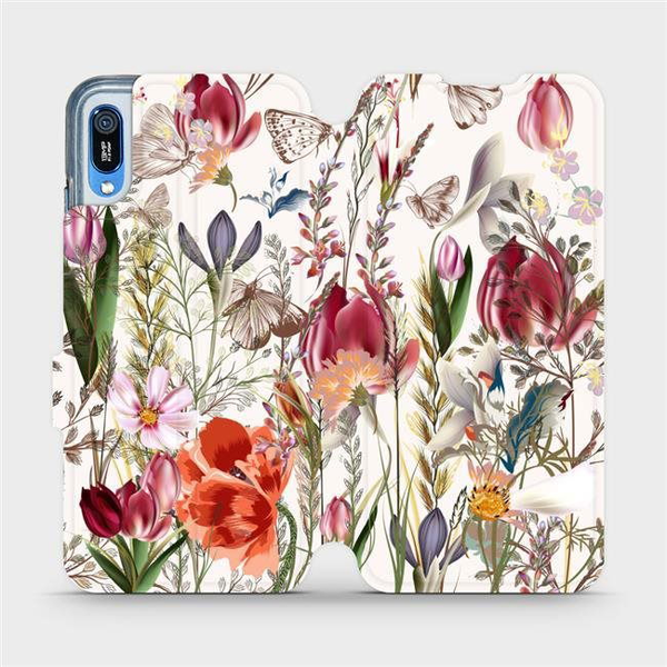 Flip mobile phone case Huawei Y6 2019 - MP01S Blooming meadow