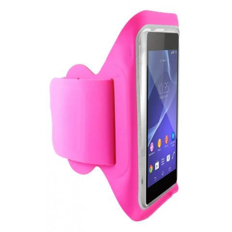 KSIX универсален държач за телефон, гривни до 5,7" розови (BXFBRL02R) (BXFBRL02R)