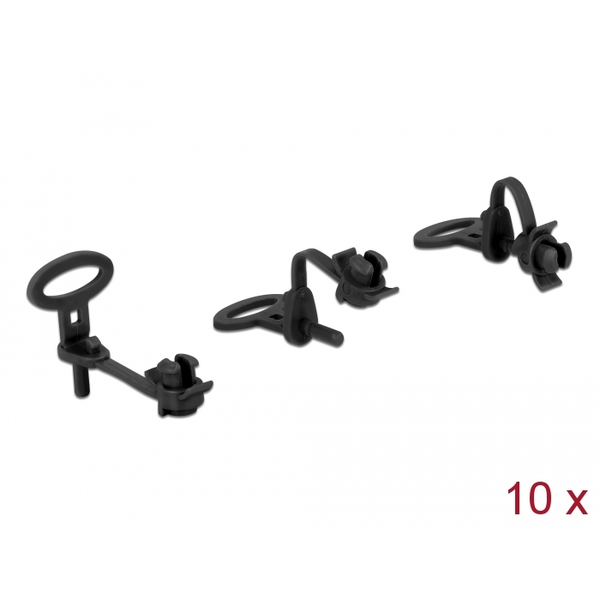 Abstandshalter für Platine schwarz 10 Stück