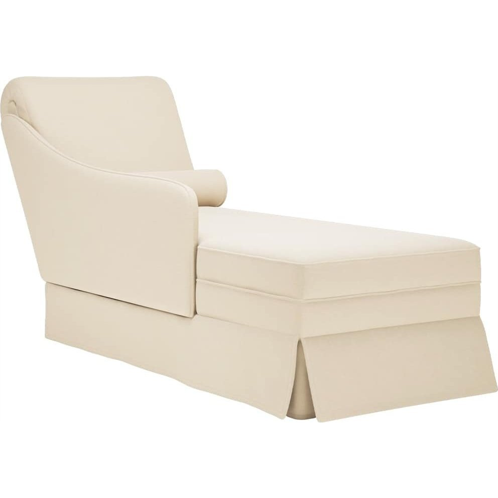 Fotel társalgó párnázással és jobb karfával vászonnal (4009790 VidaXL)