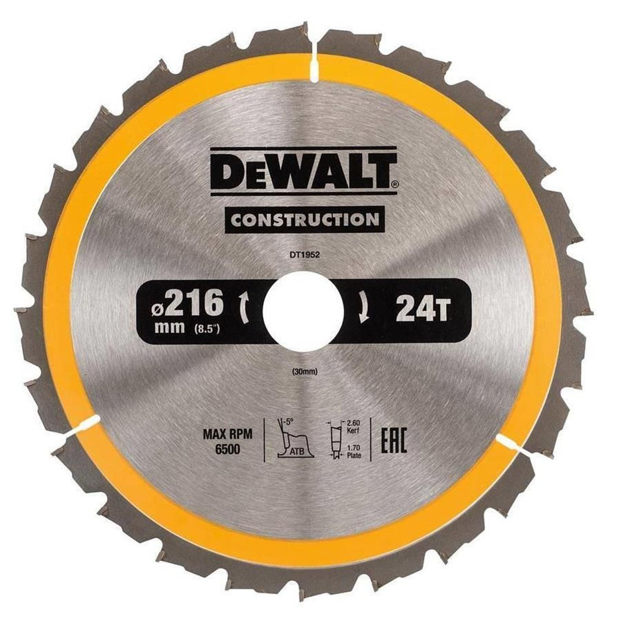 Fa vágókorong DeWalt DT1952-QZ 216x30 mm (DT1952-QZ)