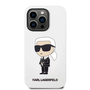 Karl Lagerfeld tok fehér (KLHCP14LSNIKBCH) Apple Iphone 14 Pro készülékhez