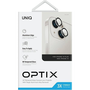Uniq Optix Apple iPhone 14/14 Plus tempered glass kamera védő üvegfólia, ezüst
