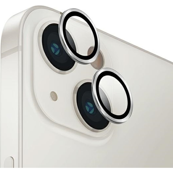 Uniq Optix Apple iPhone 14/14 Plus tempered glass kamera védő üvegfólia, ezüst