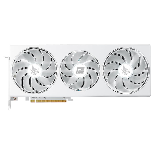 PowerColor Radeon RX 7800 XT 16GB Hellhound Spectral White videokártya (RX 7800 XT 16G-L/OC/WHITE)