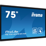 iiyama TE7514MIS-B1AG tartalomszolgáltató (signage) kijelző Interaktív síkképernyő 190,5 cm (75") LCD Wi-Fi 435 cd/m² 4K Ultra HD Fekete Érintőképernyő Beépített processzor Android 24/7