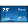 iiyama TE7514MIS-B1AG tartalomszolgáltató (signage) kijelző Interaktív síkképernyő 190,5 cm (75") LCD Wi-Fi 435 cd/m² 4K Ultra HD Fekete Érintőképernyő Beépített processzor Android 24/7