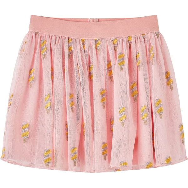 Gyerek szoknya tüllszoknya világos rózsaszín 128