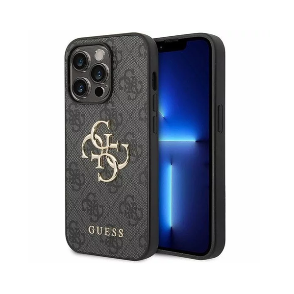 Guess 4G Big Metal Logo Apple iPhone 15 Pro Max Tok - Szürke