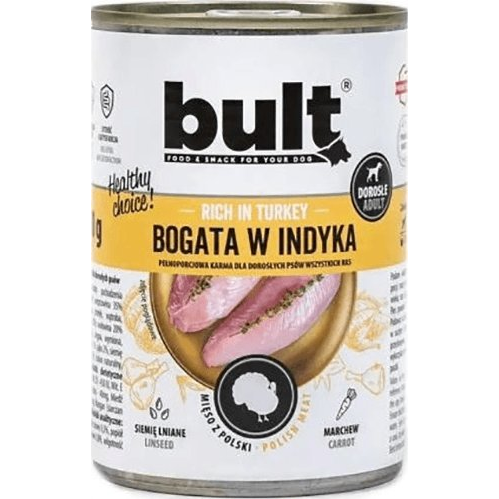  BULT BULT KARMA D/PSA BOGATA W INDYKA PUSZKA 800G