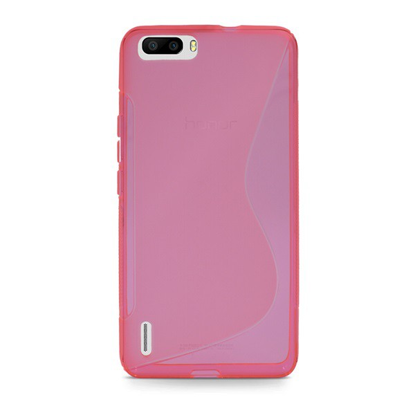 Szilikon telefonvédő (S-line) RÓZSASZÍN [Honor 6 Plus]