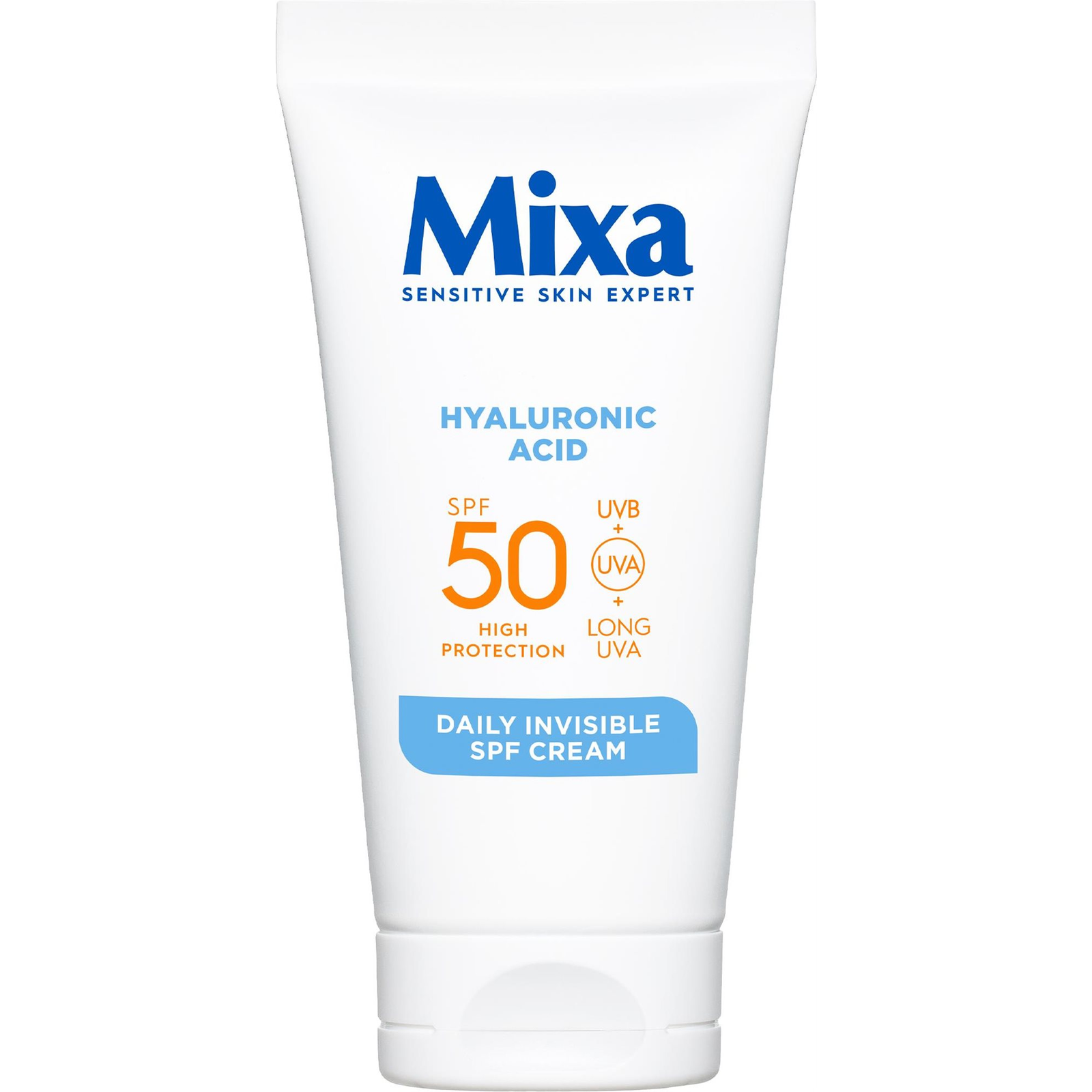 MIXA SPF 50 láthatatlan nappali krém, 50 ml (3600551153292)