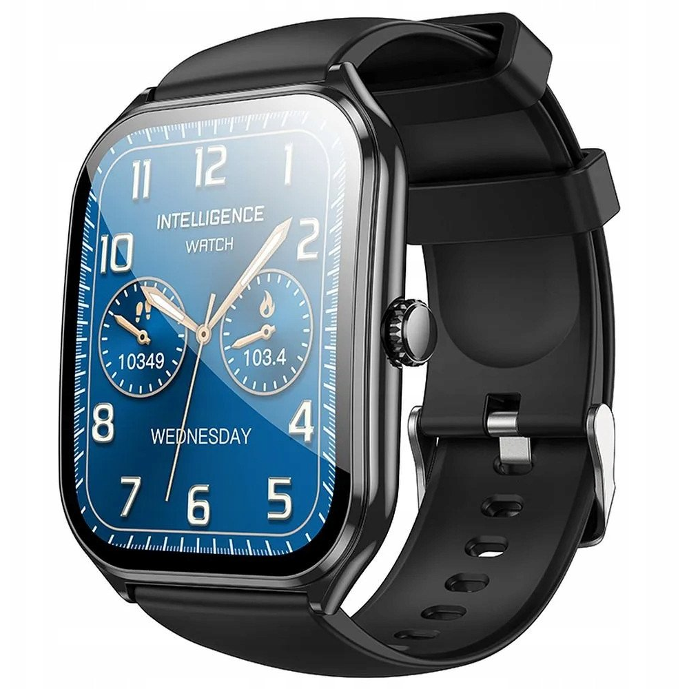 HOCO Y28 Okosóra AMOLED kijelzővel hívásfunkcióval fekete (HC648479)