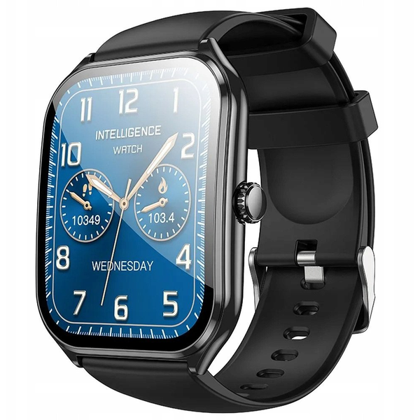 Ceas inteligent HOCO Y28 cu ecran AMOLED și funcție de apel, negru